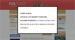 Desktop Screenshot of foltour.cz